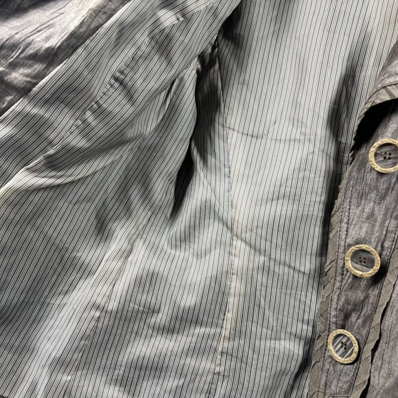 Anthropologie People Like Frank Women's Jacket Brown Size Med Long Sleeve Lined - Picture 6 of 8